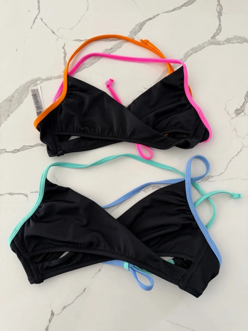 PINK Victoria’s Secret bikini tops set of 2 size XS